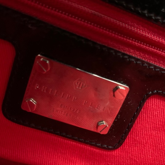 Philipp Plein black Python bag - Picture 7 of 8